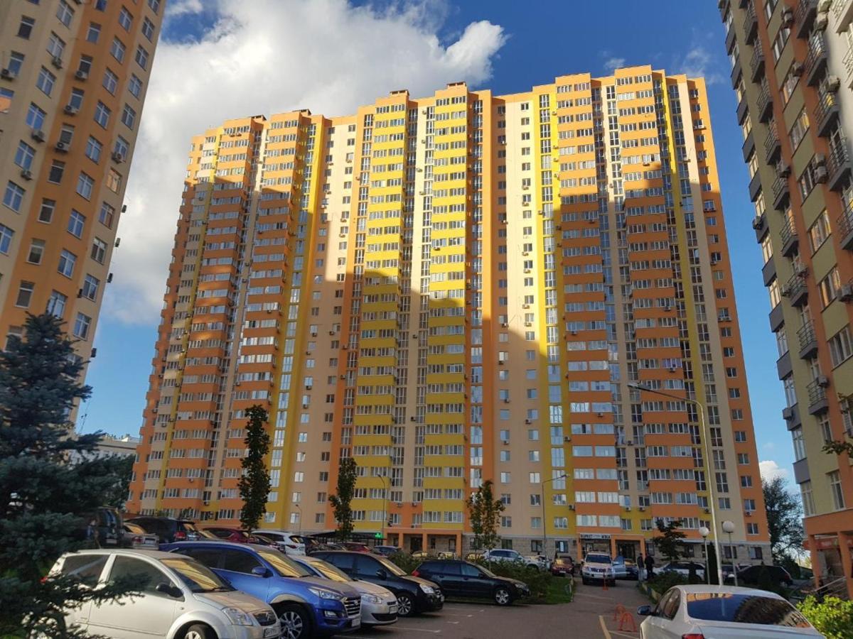 Стильная И Уютная Квартира В Новом Доме На Оболони Kiev Exteriör bild